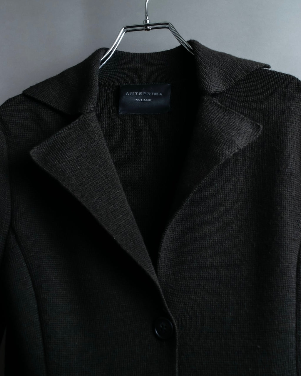 "ANTEPRIMA" Beautiful silhouette knit long coat