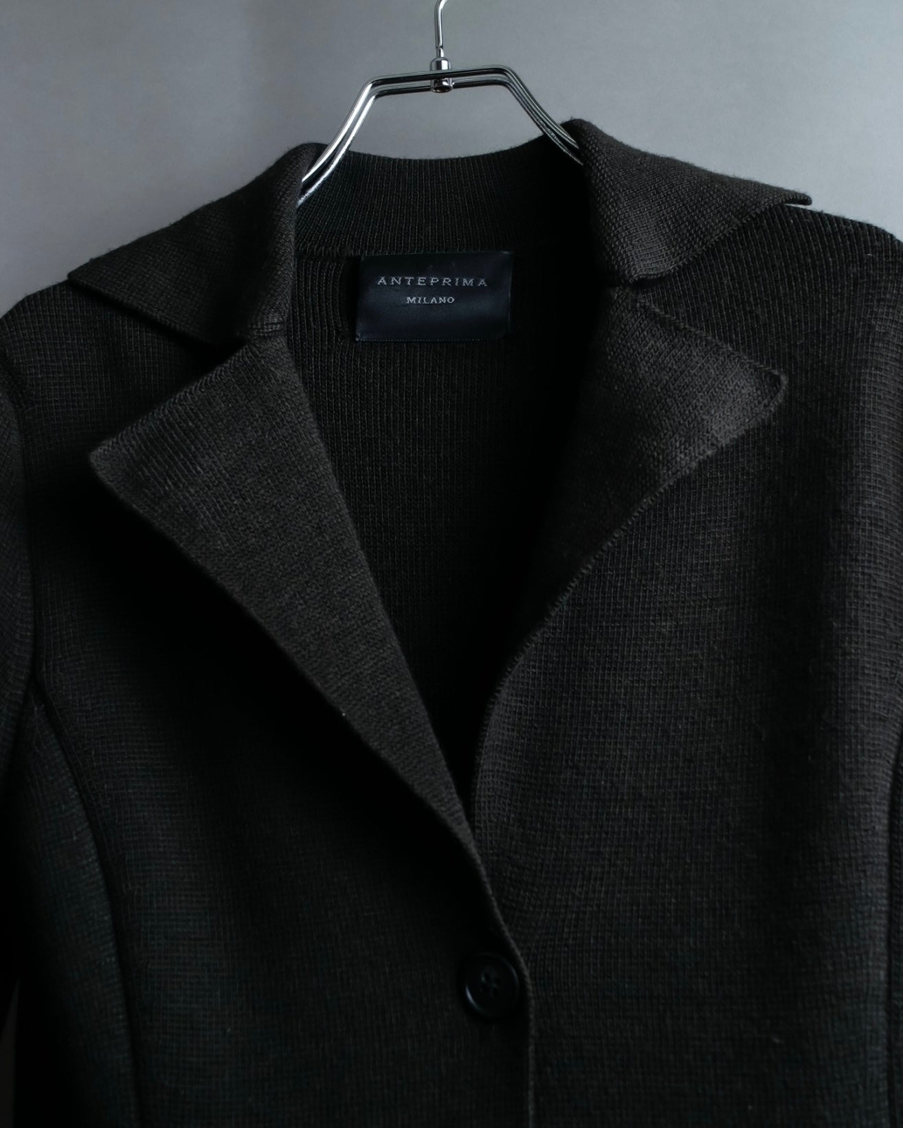 "ANTEPRIMA" Beautiful silhouette knit long coat