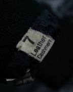 "GUCCI" Horsebit Leather×cashmere Gloves