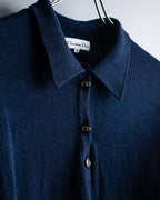 “Christian Dior” CD designed bicolor knit polo