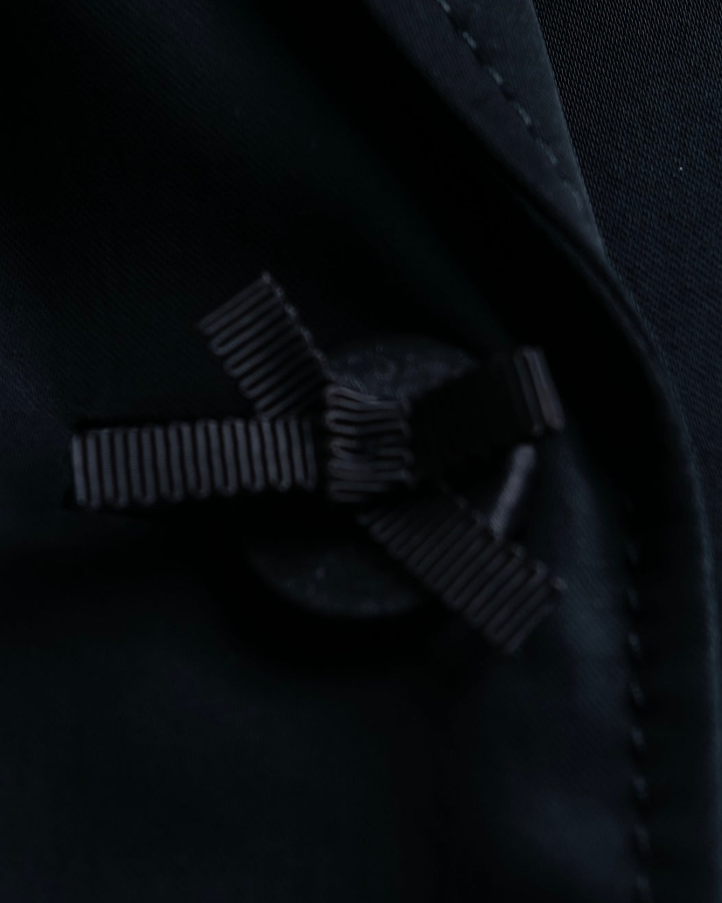 "LANVIN en Bleu" Tape-decorated tailored jacket