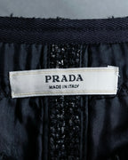 "PRADA" sheep fur wool duffel jacket