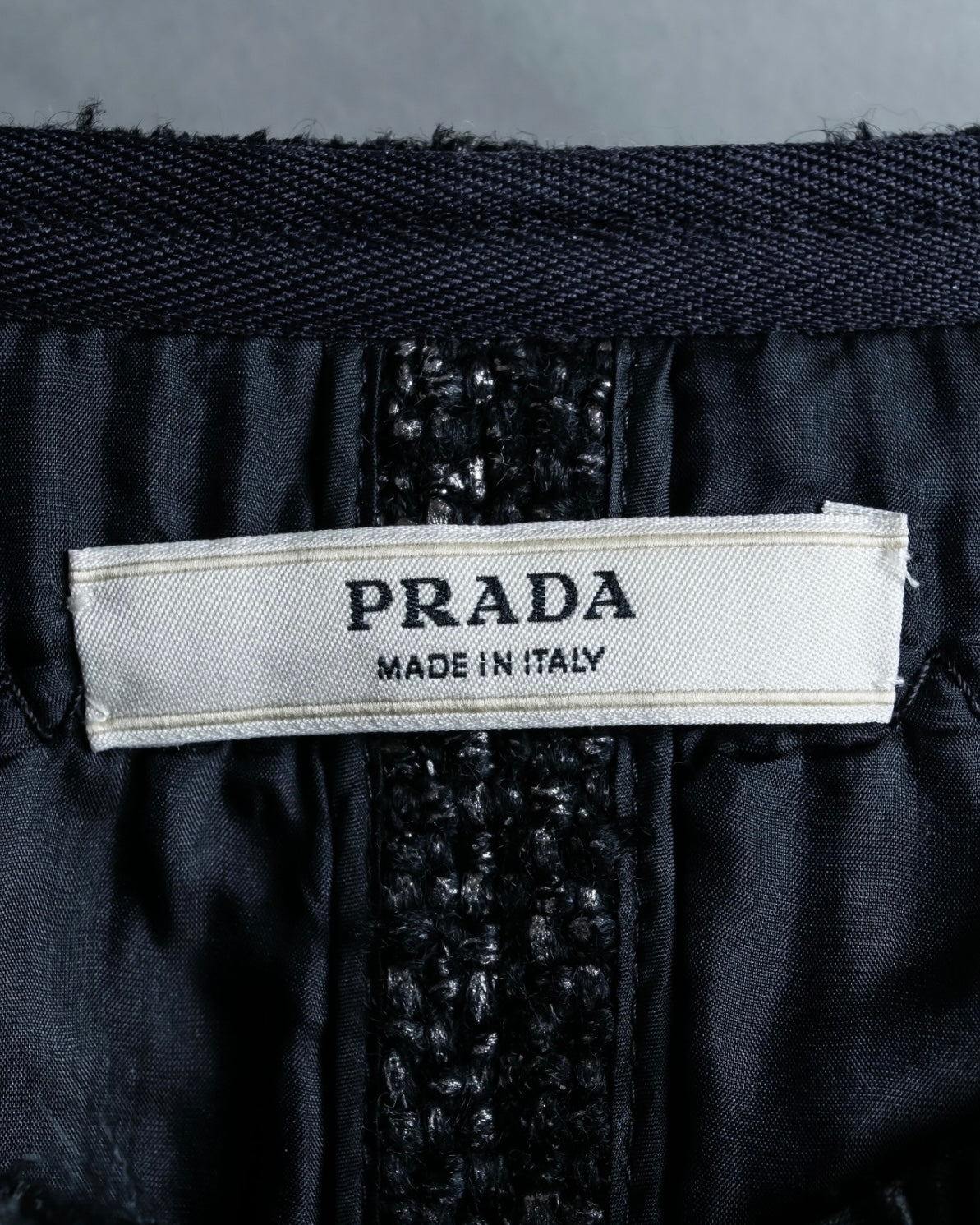 "PRADA" sheep fur wool duffel jacket