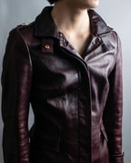 “GUCCI” Beautiful genuine sheep leather jacket