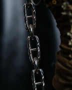 "Yves Saint Laurent" Overlapping fabric motif necklace