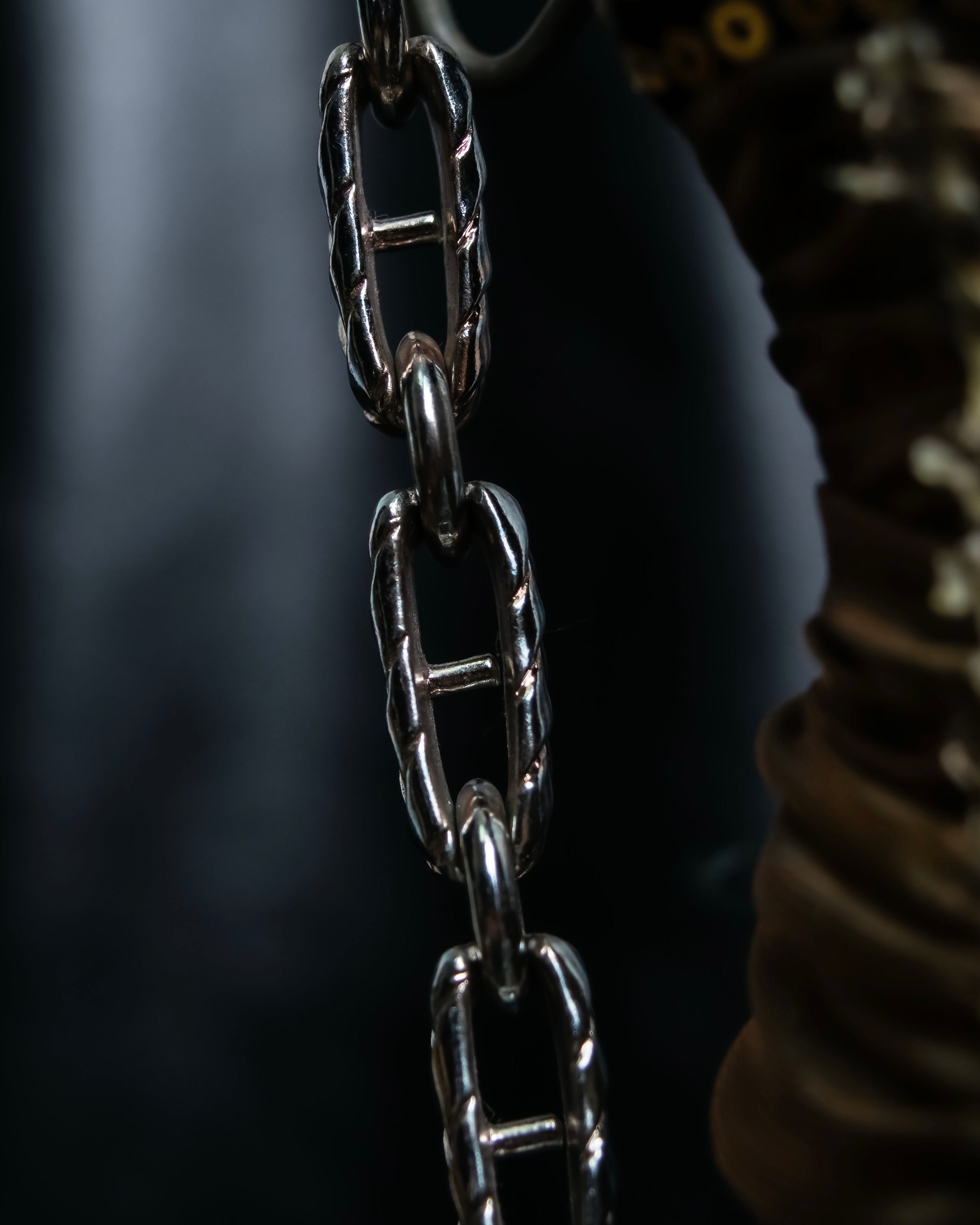 "Yves Saint Laurent" Overlapping fabric motif necklace