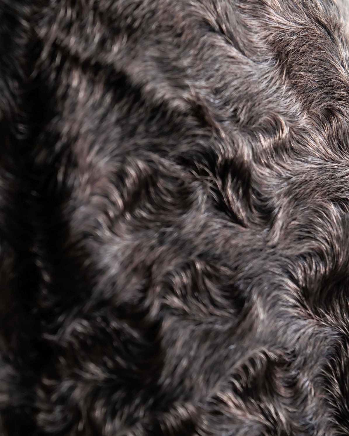 "Guy laroche" vintage real fur leather coat