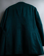 "Christian Dior MONSIEUR" Wool cashmere vibrant blue green tailored jacket