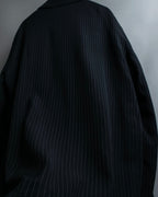 "Paul Smith London" Stitch design stripe compact lapel single tailored jacket