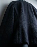 "EMPORIO ARMANI" Three-line short fly front jacket