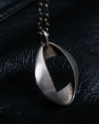 “Georg Jensen” inside out designed silver chain necklace
