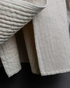 "SOWER" cashmere cotton double breasted tailored jacket