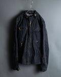 "DIESEL" Double zip gimmick jacket