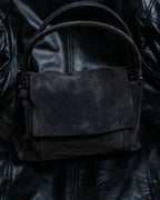 "JIL SANDER" Beautiful suede leather handbag