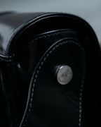 "Salvatore Ferragamo" enamel shoulder bag