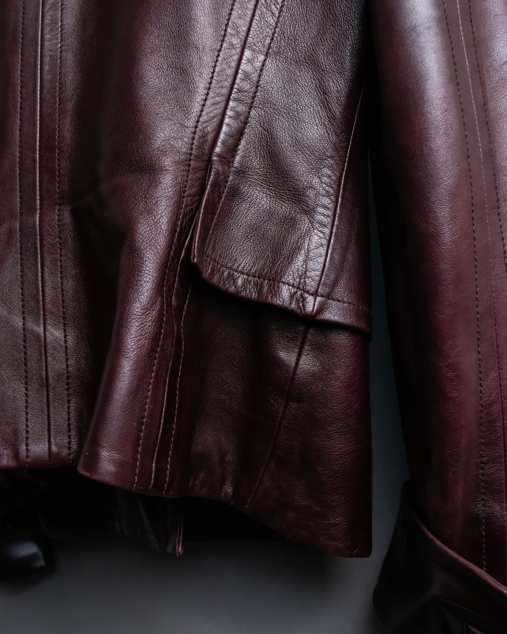 “GUCCI” Beautiful genuine sheep leather jacket