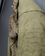 Vintage kargan lamb suede combination jacket