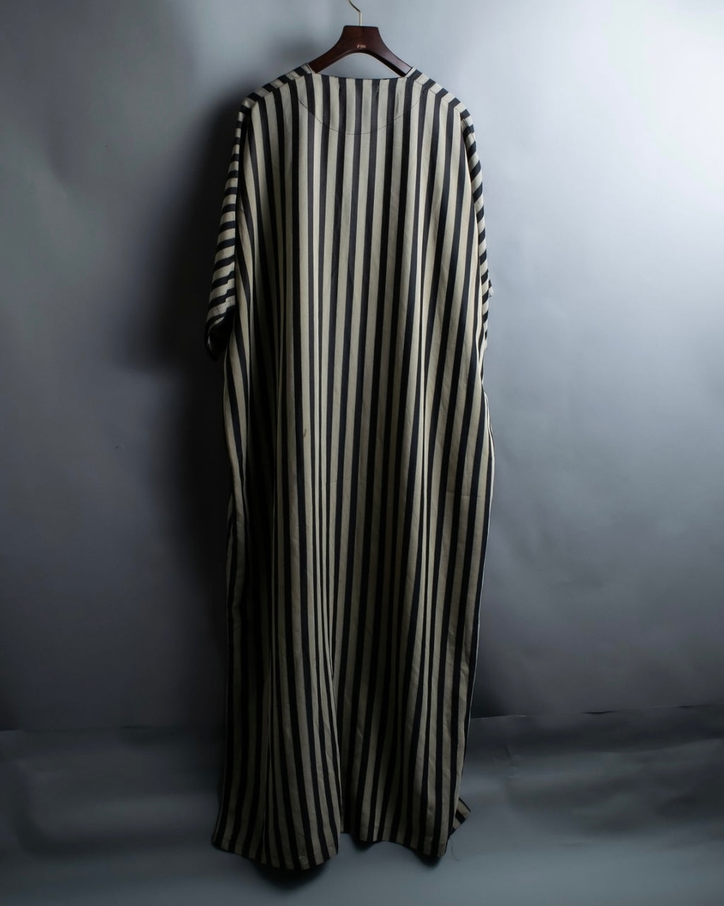 vintage striped super long dress