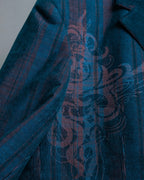 XL Vintage iridescent corduroy tailored jacket