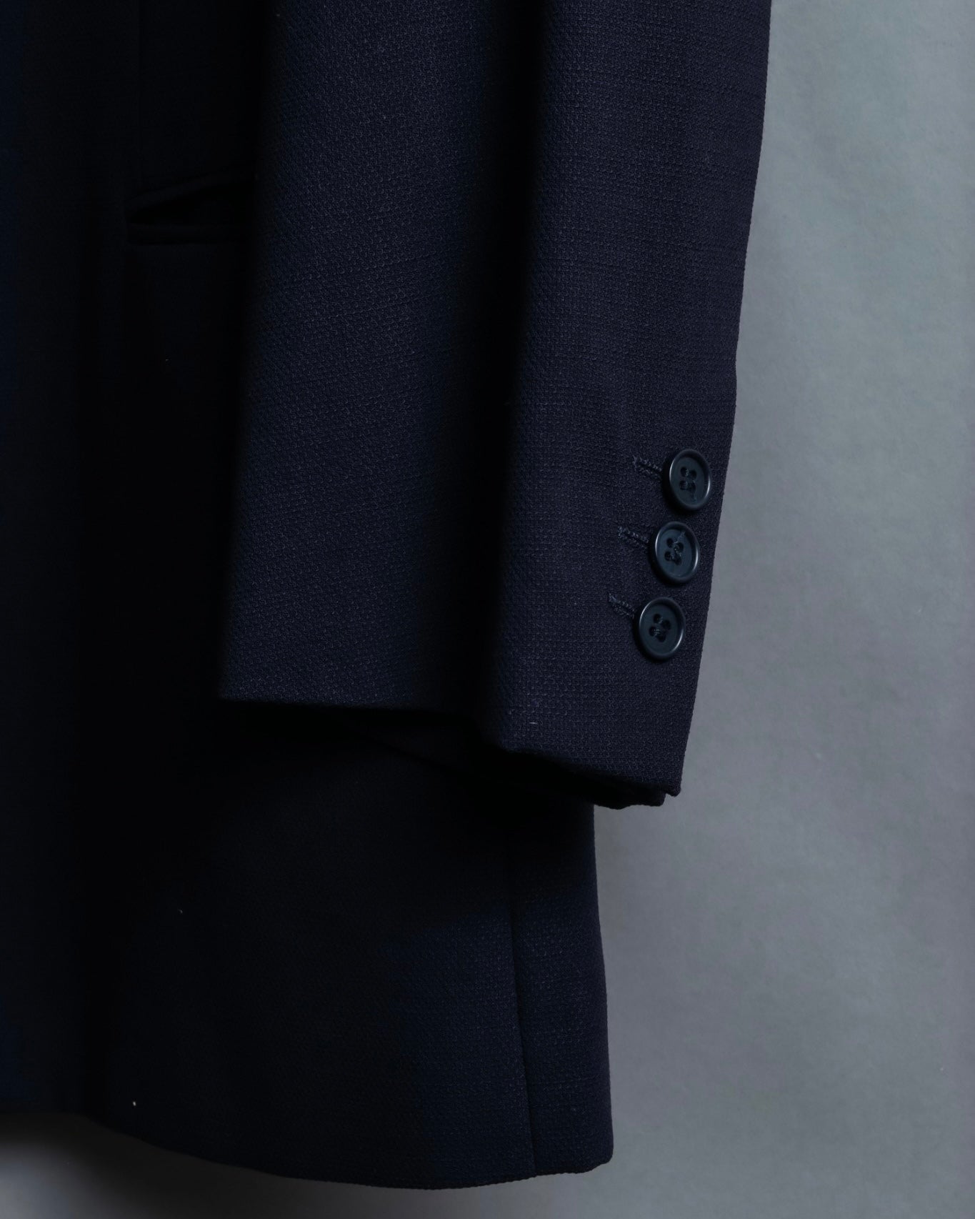 "EMPORIO ARMANI" Double-breasted long tailored jacket