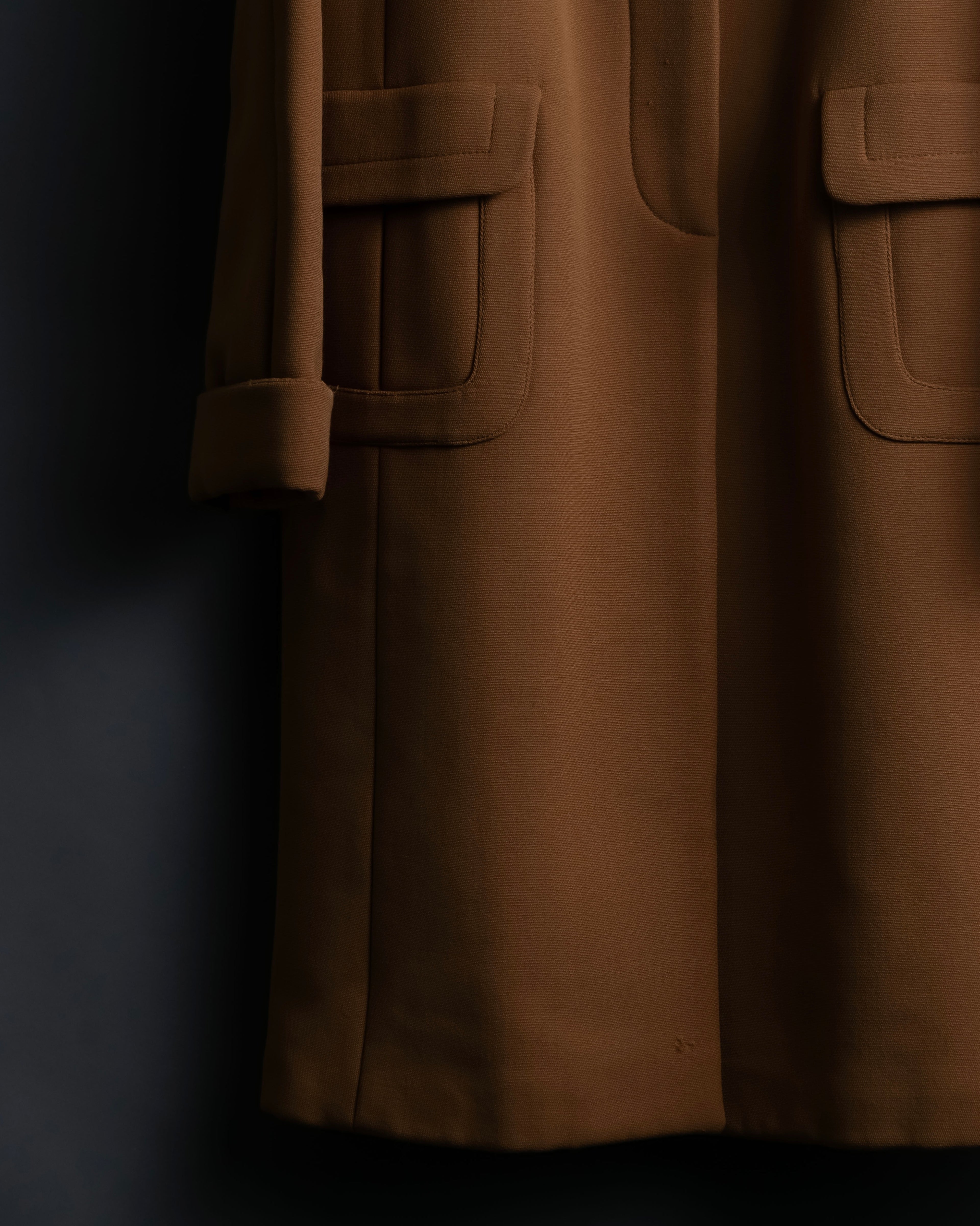 “LOEWE” beautiful cut raglan sleeve Lana wool 100% coat