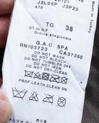 "Emporio Armani" leather stitch special design jacket