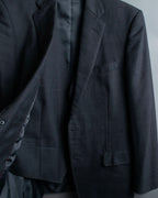 "KANSAI YAMAMOTO" Grey hidden check three-piece set up