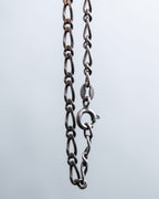 “Tiffany&Co”twisted cross designed silver 925 necklace