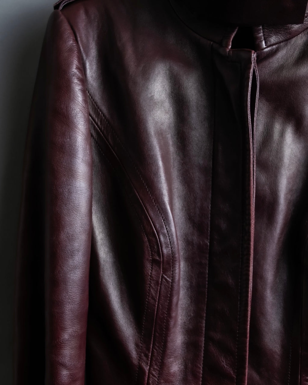 “GUCCI” Beautiful genuine sheep leather jacket