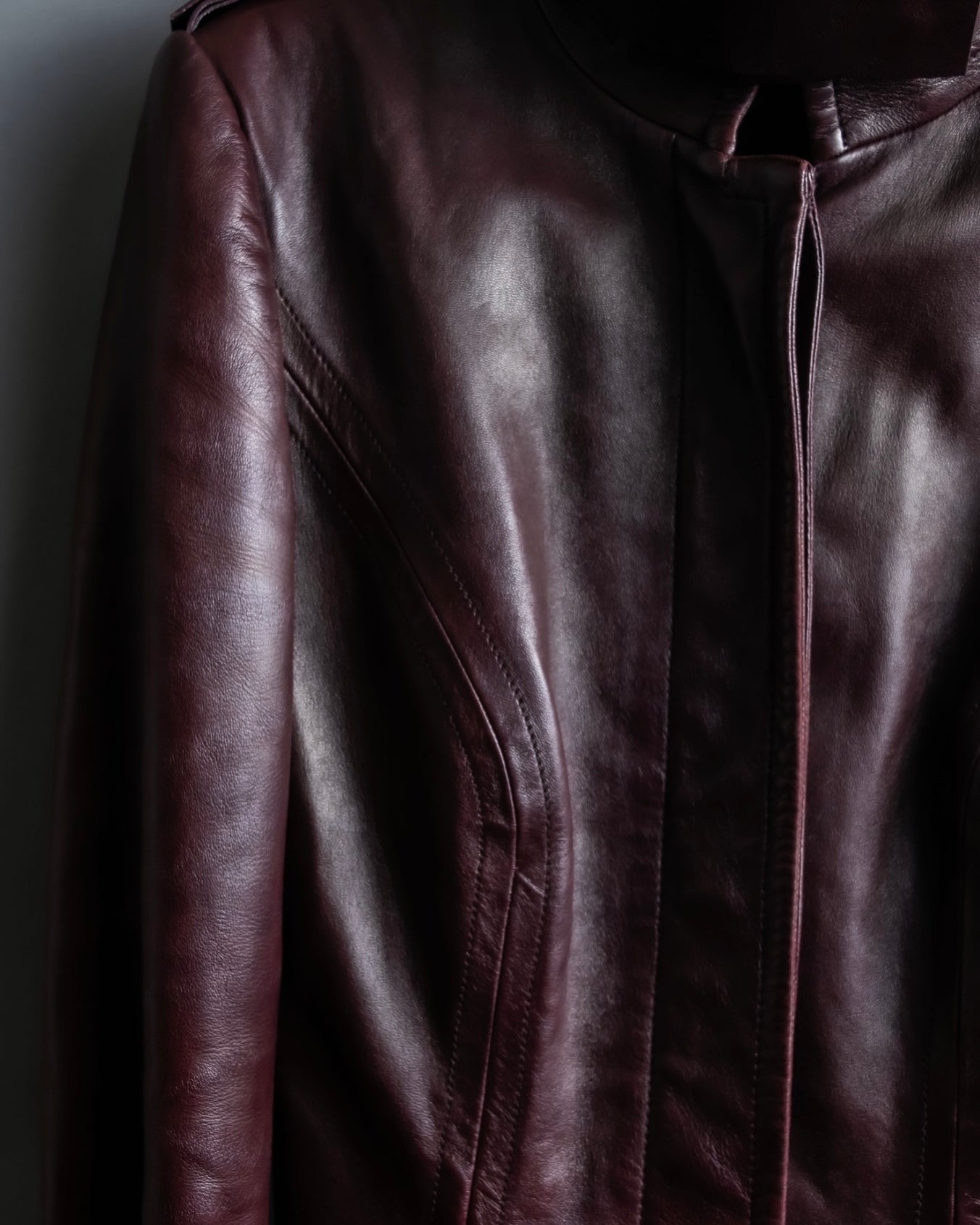 “GUCCI” Beautiful genuine sheep leather jacket