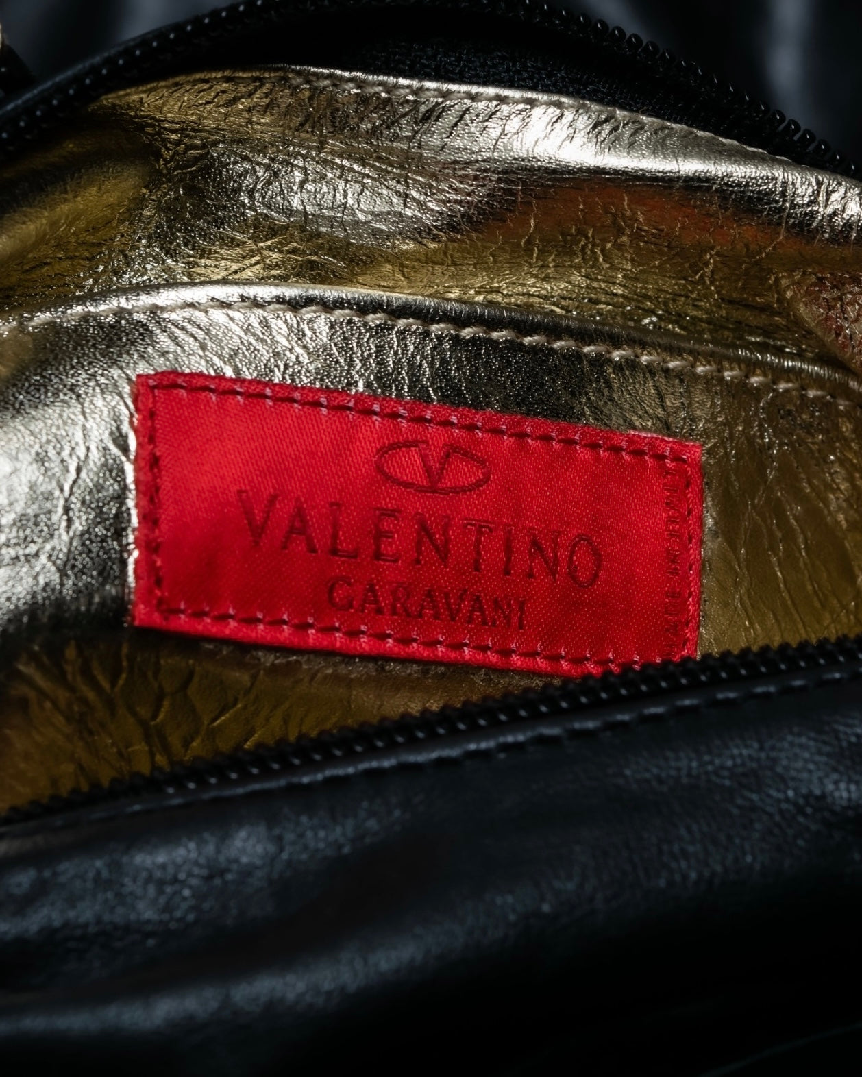 "VALENTINO GARAVANI" Flower accent chain leather bag