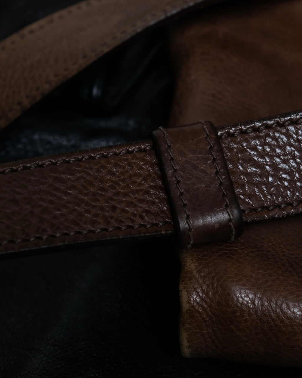 "PRADA" Real leather wrapped bag