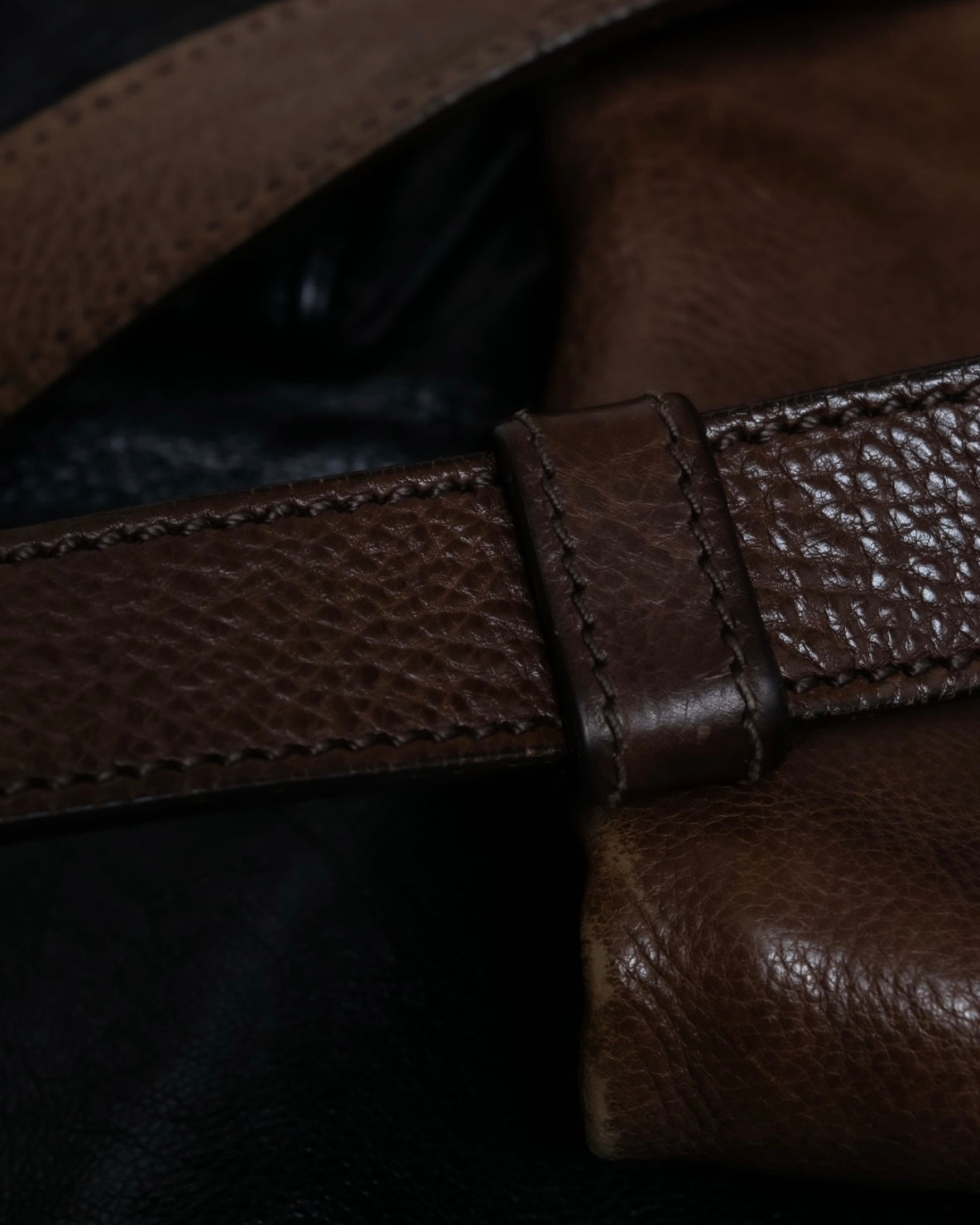 "PRADA" Real leather wrapped bag