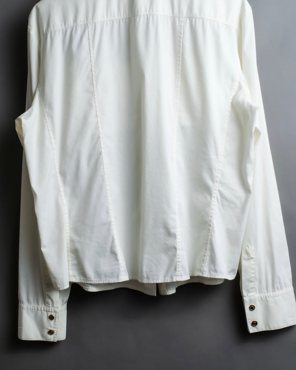 "GUCCI" zip pocket designed gold buttons shirt