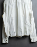 "GUCCI" zip pocket designed gold buttons shirt