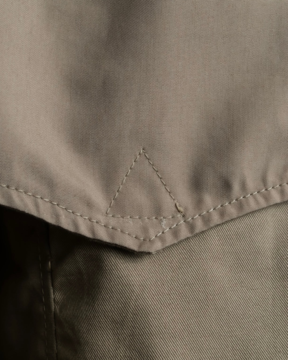 "SEEALL" patchwork designed maxi trench coat