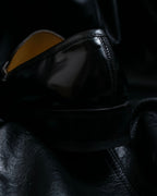 “GUCCI” square toe silver horsebit loafer