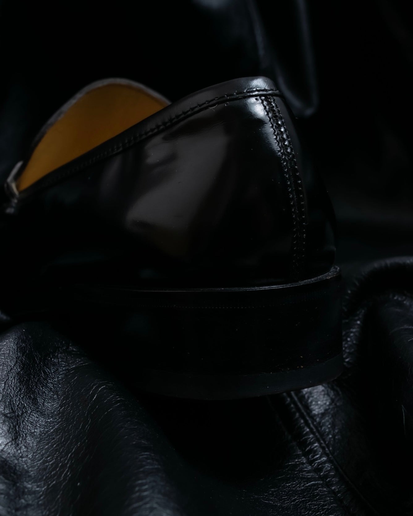 “GUCCI” square toe silver horsebit loafer