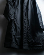 "GUCCI" Fly front knit layered double zip long coat