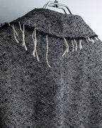 "Yohji Yamamoto +NOIR" Frill smoking jacket