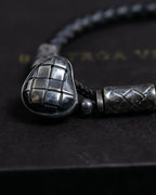 "BOTTEGA VENETA" Leather braided bangle