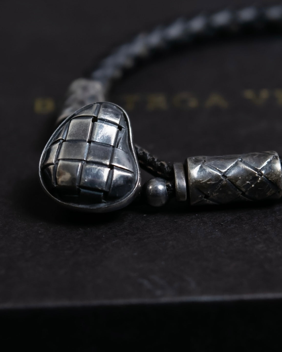 "BOTTEGA VENETA" Leather braided bangle