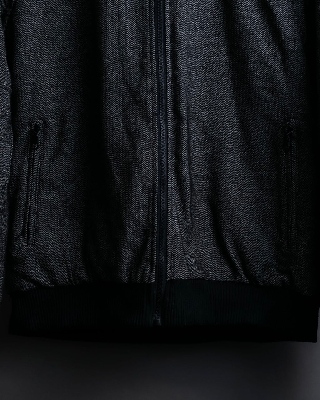 "JUNYA WATANABE" Cotton Herringbone Hoodie Jacket