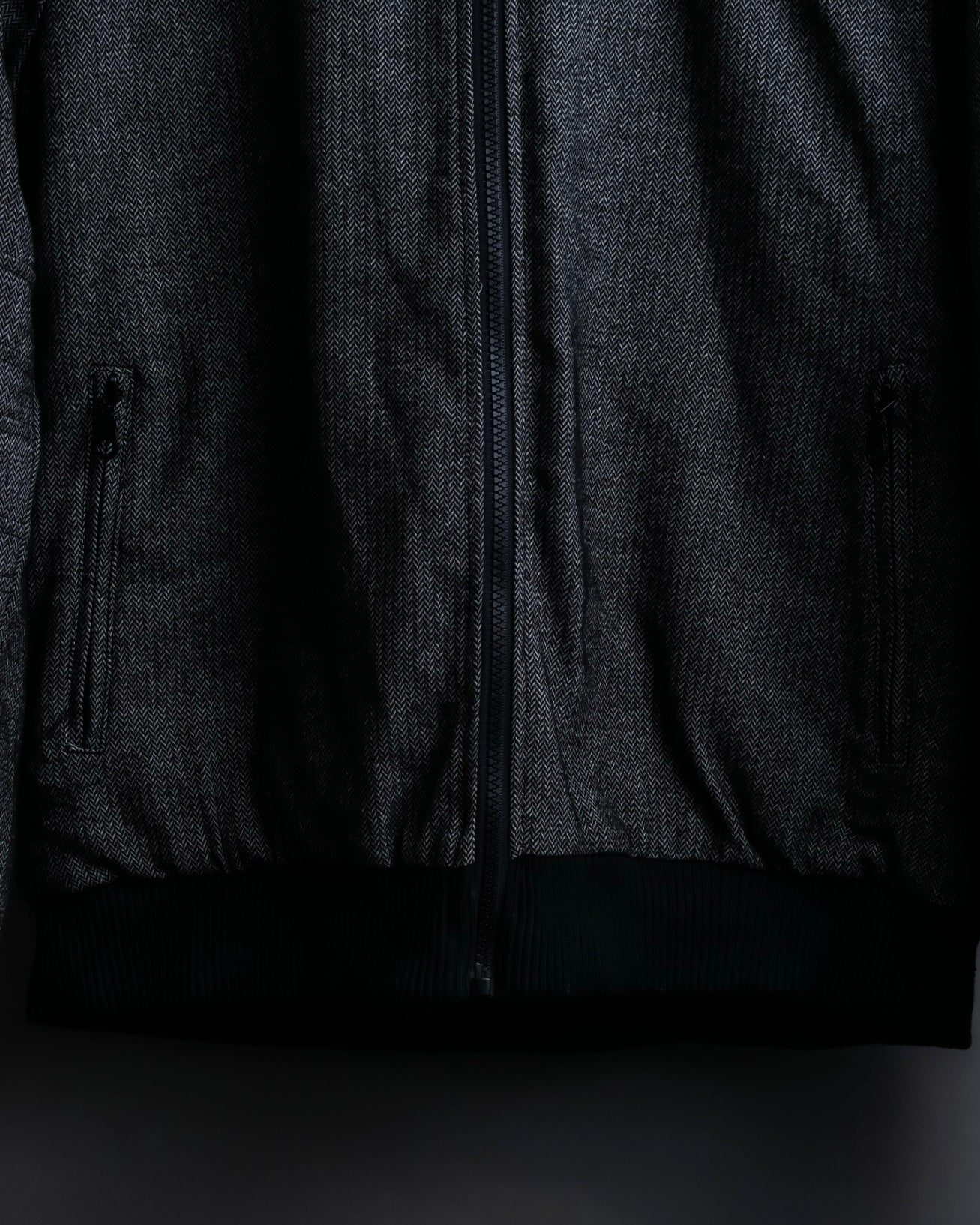 "JUNYA WATANABE" Cotton Herringbone Hoodie Jacket