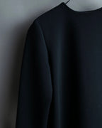 "YOKO CHAN" Deep action pleated mid-length dress