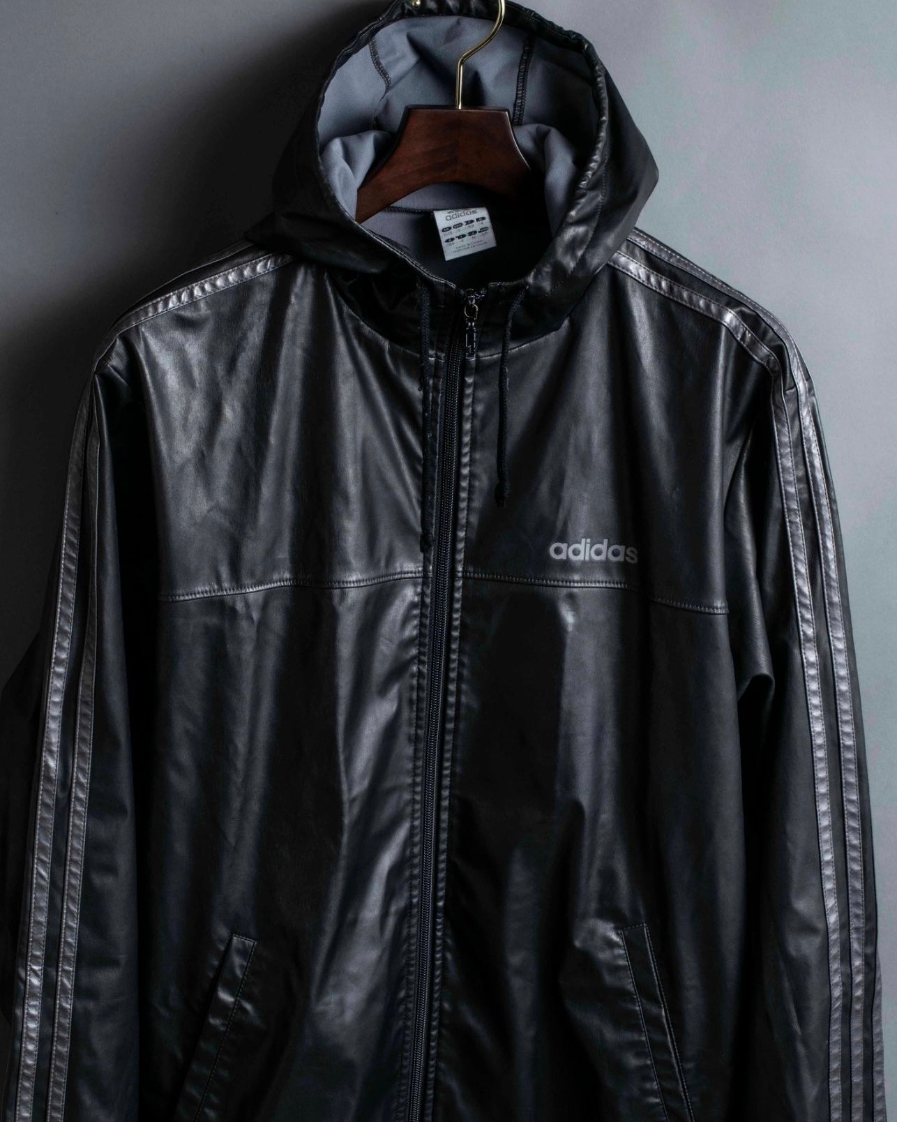 "adidas" Glossy dark black jersey setup