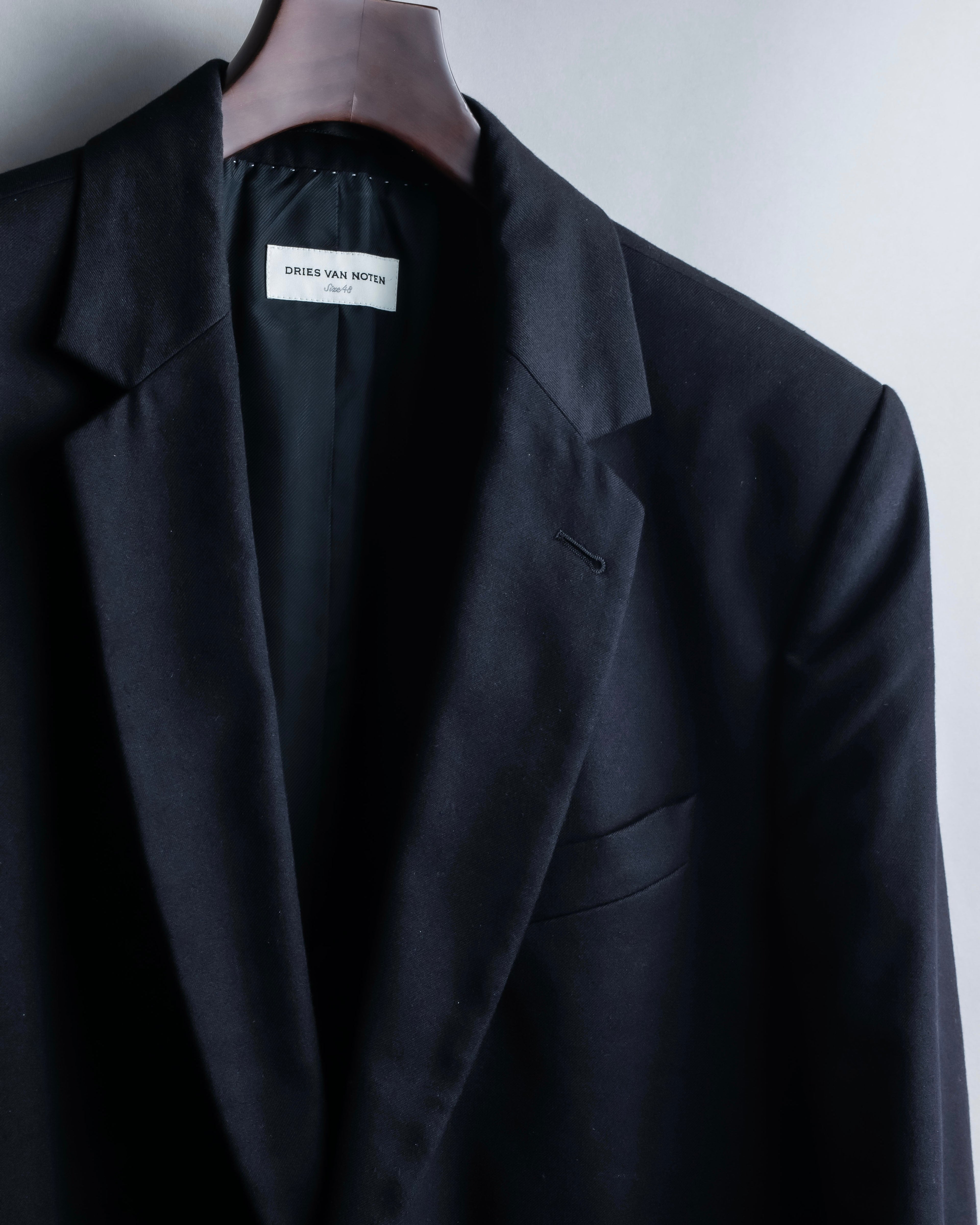 “DRIES VAN NOTTEN 22SS” oversized single-breasted tailored jacket