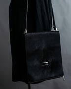 "GUCCI" Harako fur square shoulder bag