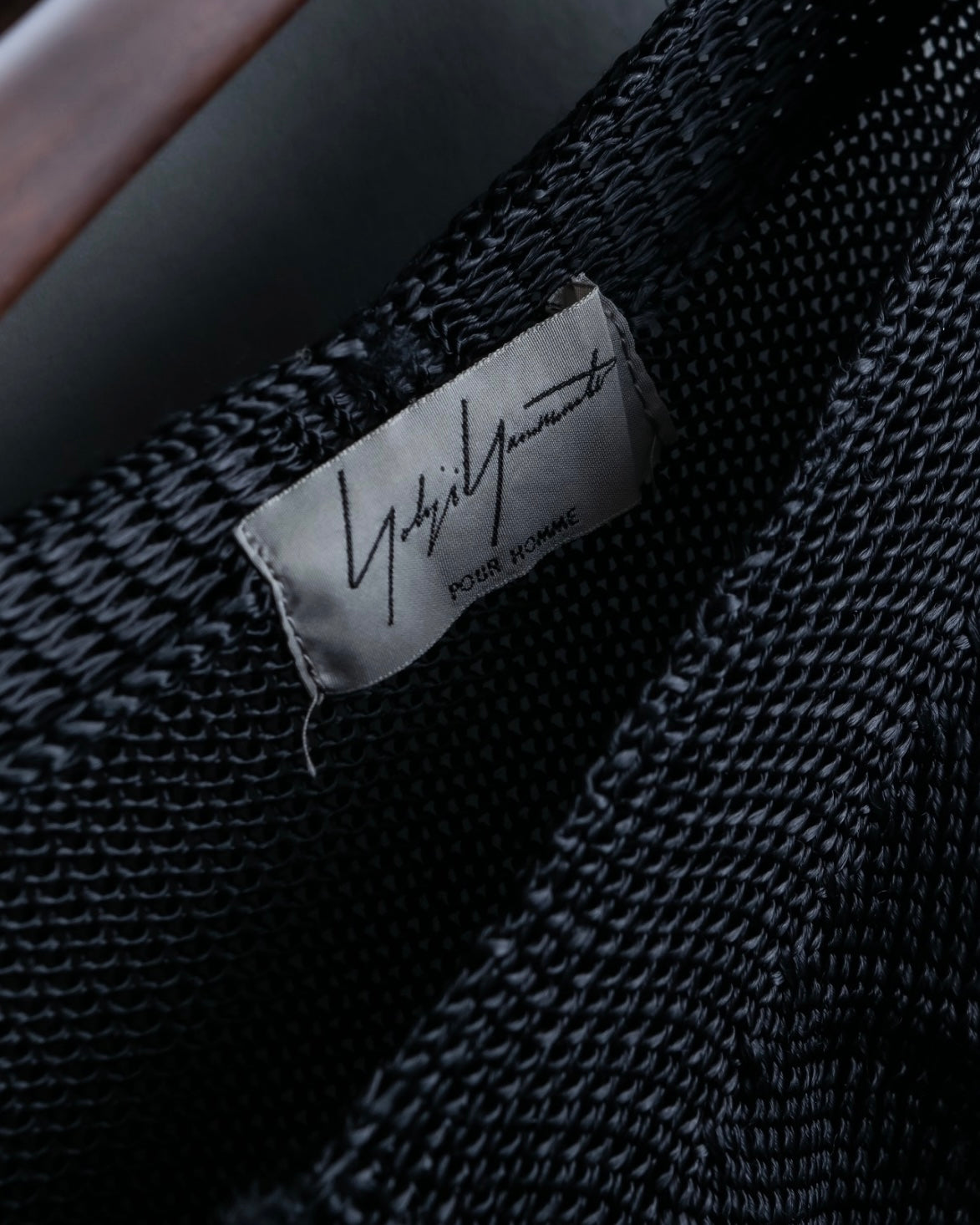 "Yohji Yamamoto POUR HOMME" rayon 100% summer knit 