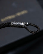 "BOTTEGA VENETA" Leather braided bangle